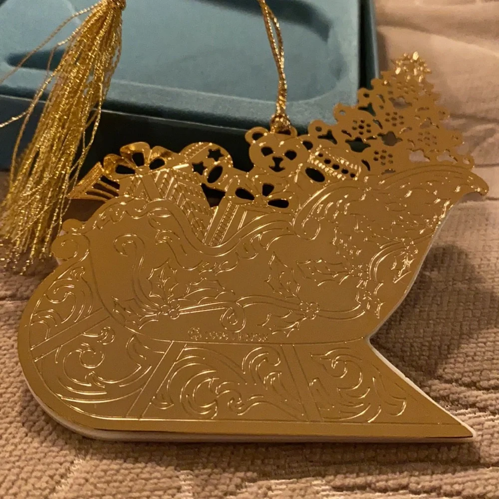 ~Lenox~ Vintage Sleigh Full of Toys Ornament